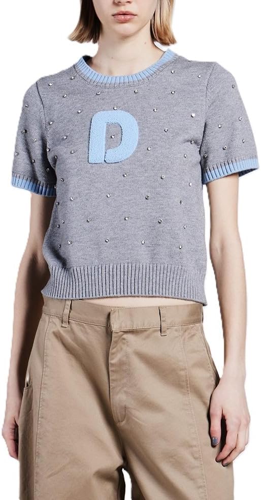 Amazon | [ダブルスタンダードクロージング] Dロゴラインストーン