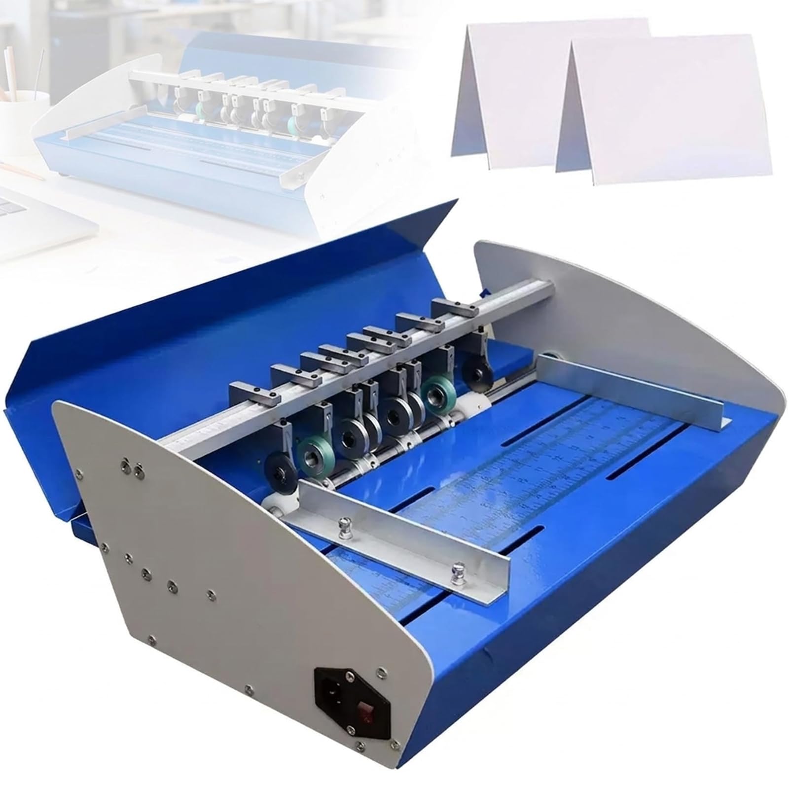 Machine à rainer le papier électrique 3 en 1 multifonction pour découpe de cartes de visite