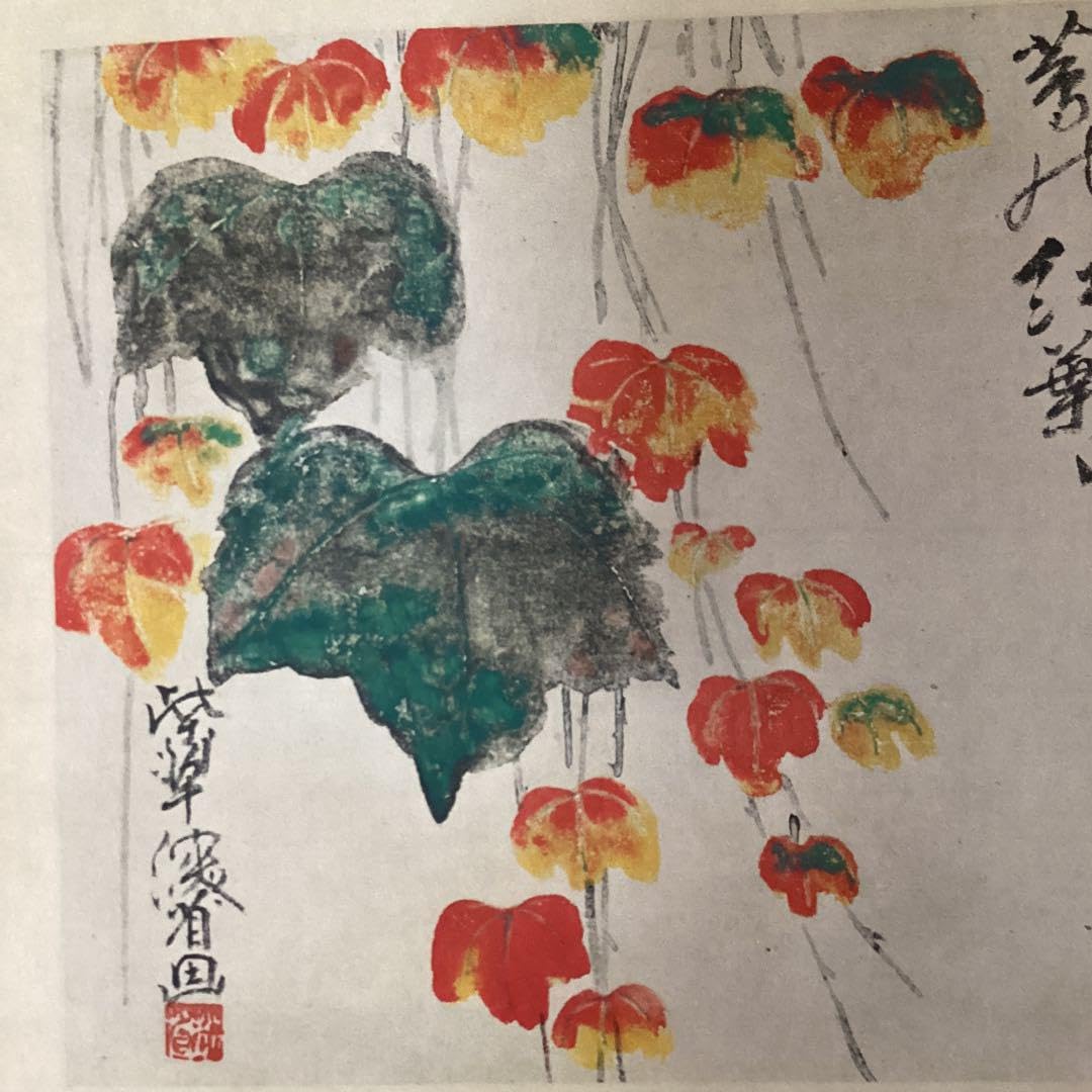 No4874 掛軸　復刻　抱一筆　檜啄木鳥図　紙本　共箱/タトウ箱　送料無料 No4874 掛軸 復刻 抱一筆 檜啄木鳥図 紙本 共箱/タトウ箱 送料無料