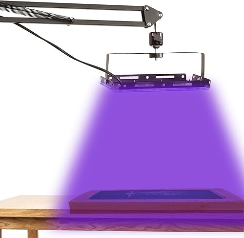 Miniatura 3 de Dorhui Unidad de exposición para serigrafía, luz de exposición de impresión de pantalla UV LED de 25 W para kit de impresión de pantalla, kit de