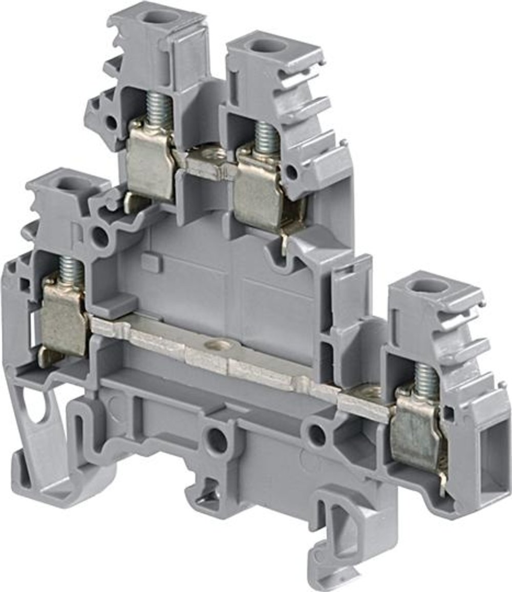 50 Terminal Blocks, Feed Through, Double Deck, ABB 1SNA115271R2200