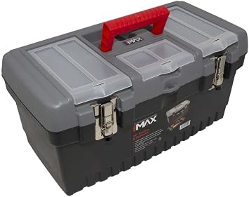 Hilka Tools MTB19 Max 19-Inch Toolbox and Organiser - Black/Grey
