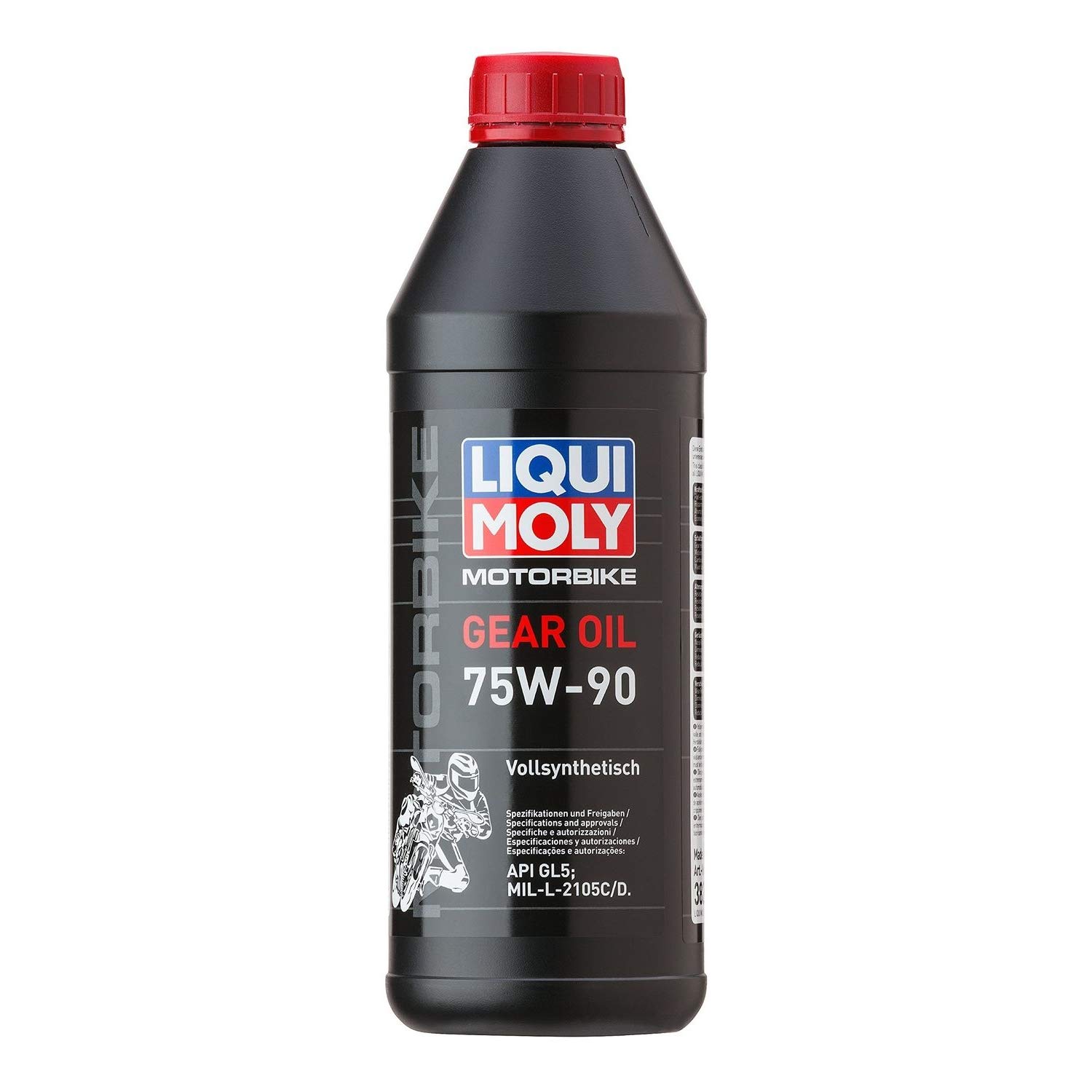 2 x LIQUI MOLY 3825 Motorbike Gear Oil Getriebeöl Motorrad75W-90 1L