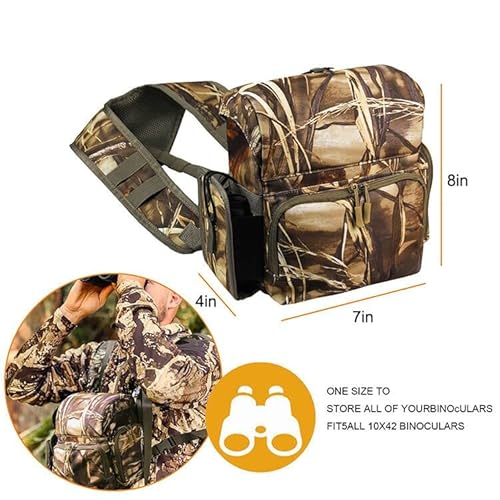 Mdstop Binocular Harness, Bino Harness Chest Pack With Rangefinder Pouch, Bino Straps Secure Your Binoculars, Holds Rangefinders, Phones, Bullets Etc, For Bird Watching, Hunting, Travel, Sports #TOP1