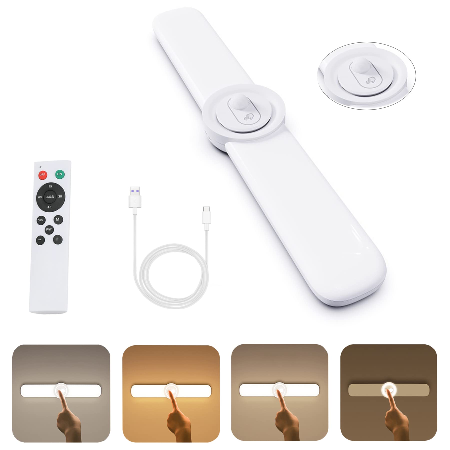 Buy Upgraded LED Motion Sensor and RemoteControl Closet Light Rechargeable Attraction