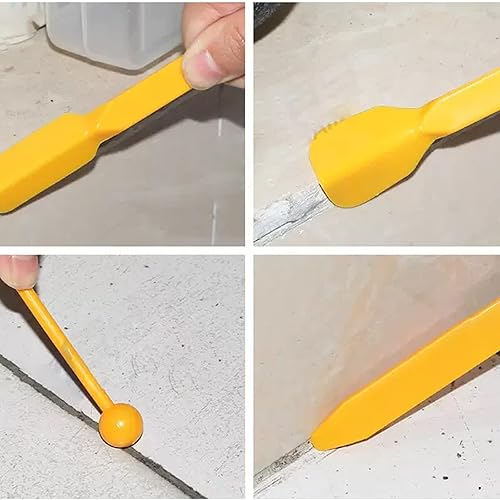 Miniatura 2 de Herramientas de calafateo Herramienta de eliminación de lechada, 6 piezas, herramienta de acabado de sellador para baño, cocina, piso, ventana,