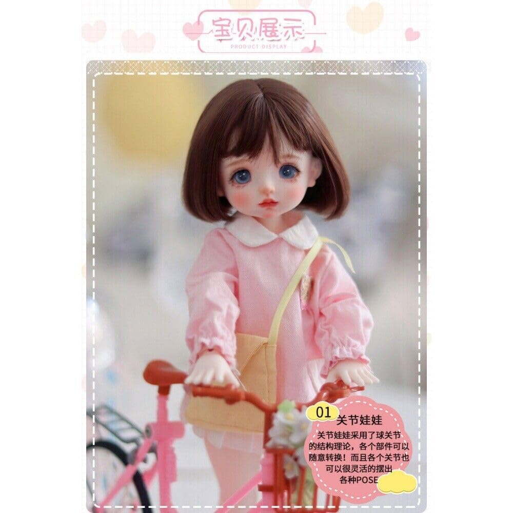 Amazon | KAKAA BJDドール フルセット 1/6 球体関節人形 26cm