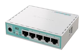 Mikrotik - hEX 5 Port Gigabit 512Mb RAM Router (E50UG)