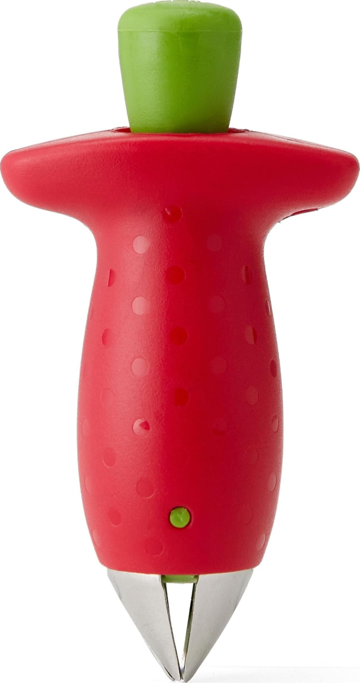 Chef'n Original Stem Gem Strawberry Huller, Red/Green - 102-138-005