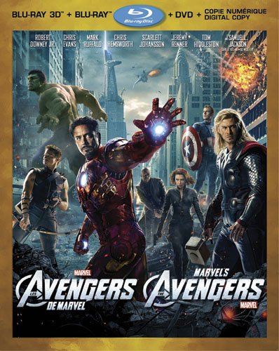 Marvel's The Avengers (version française) [Blu-ray 3D + Blu-ray + DVD + copie numérique] [Blu-ray]