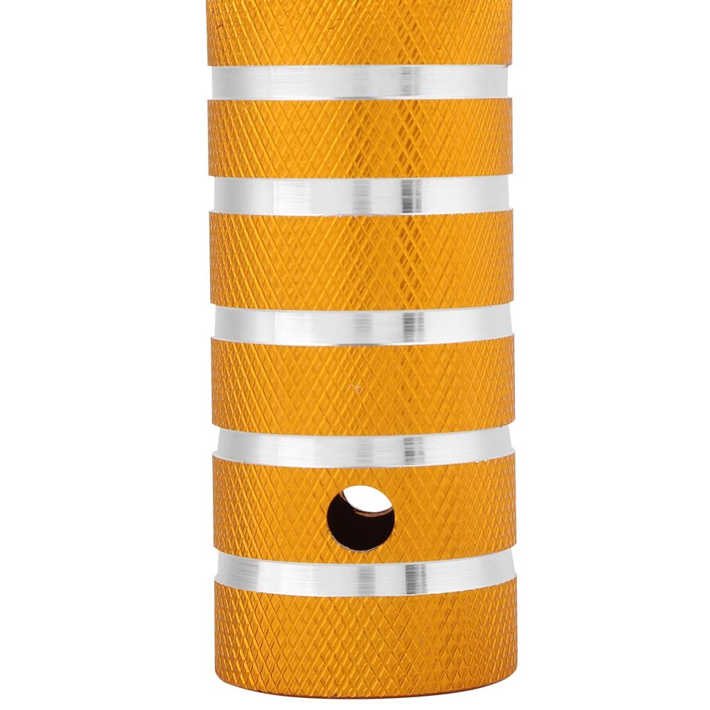 Sturdy Stand Kickstand Metal Foot Pegs, Rear Stunt Pegs for Footrest, Heavy Duty Stunt Pegs Foot Rest Peg Accessories, Silver Pair of Kicks Pegs for (Gold)