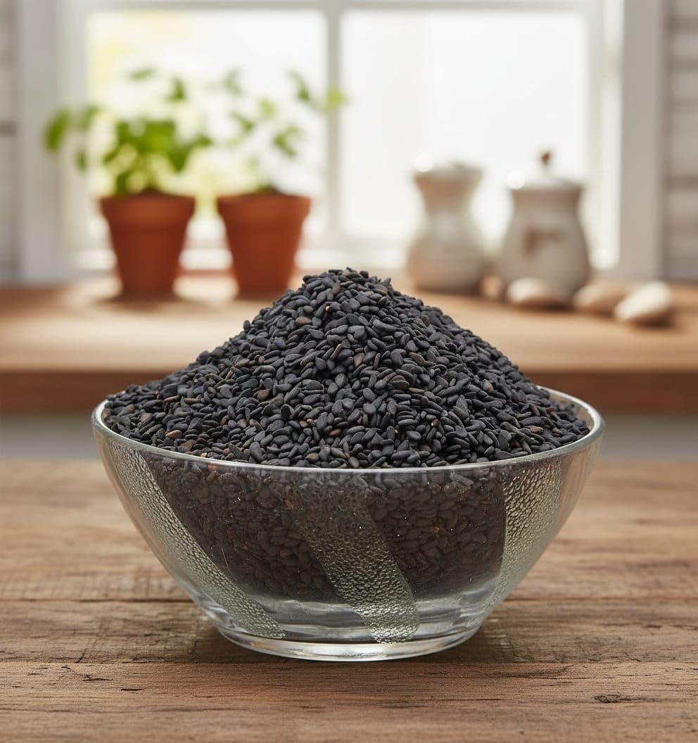 Premium Black Sesame Seeds (Kala Til), 100g,Perfect for Baking and Cooking