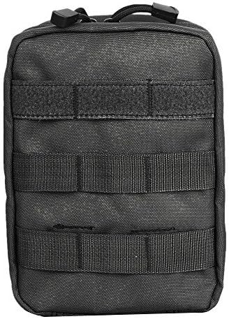 Tactical MOLLE EMT Pouch Medical Utility Bag 1000D Nylon with First Aid Patch and Shear