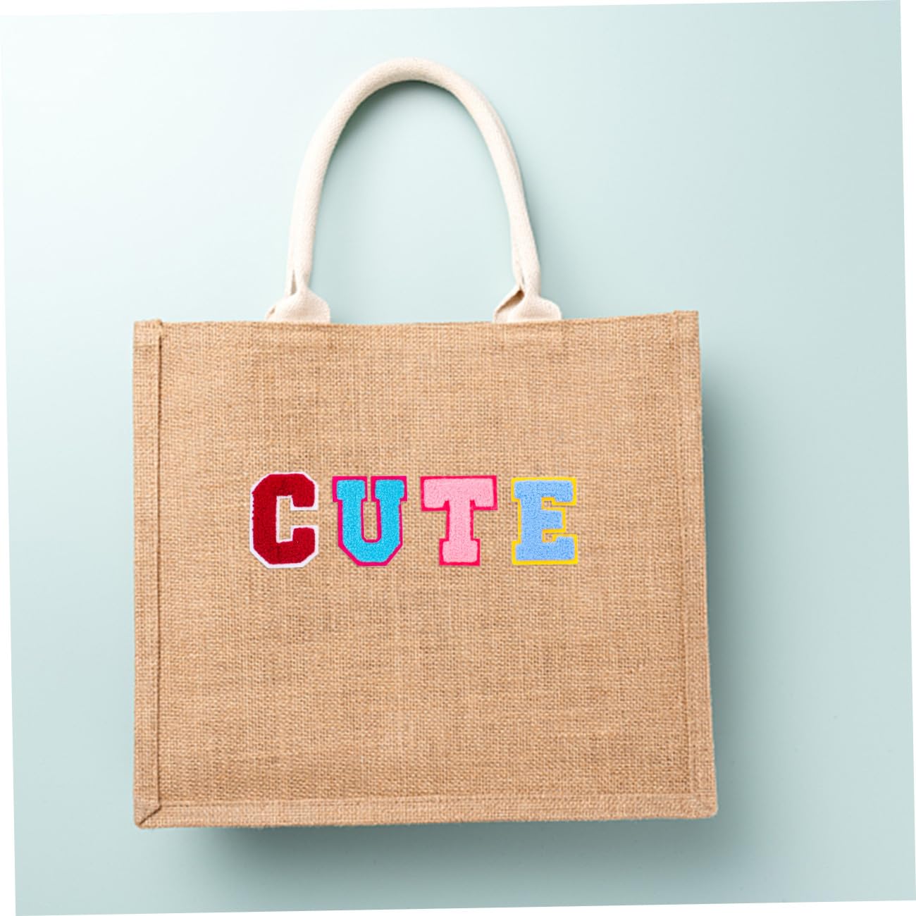 VILLCASE 5 Ensembles Patch Lettre Patchs De Lettres Universitaires Brodé Patch Couture Accessoire Couture Autocollants Repasser Sur Des Lettres De Broderie Patchs De Vêtements 52 Pièces * 5