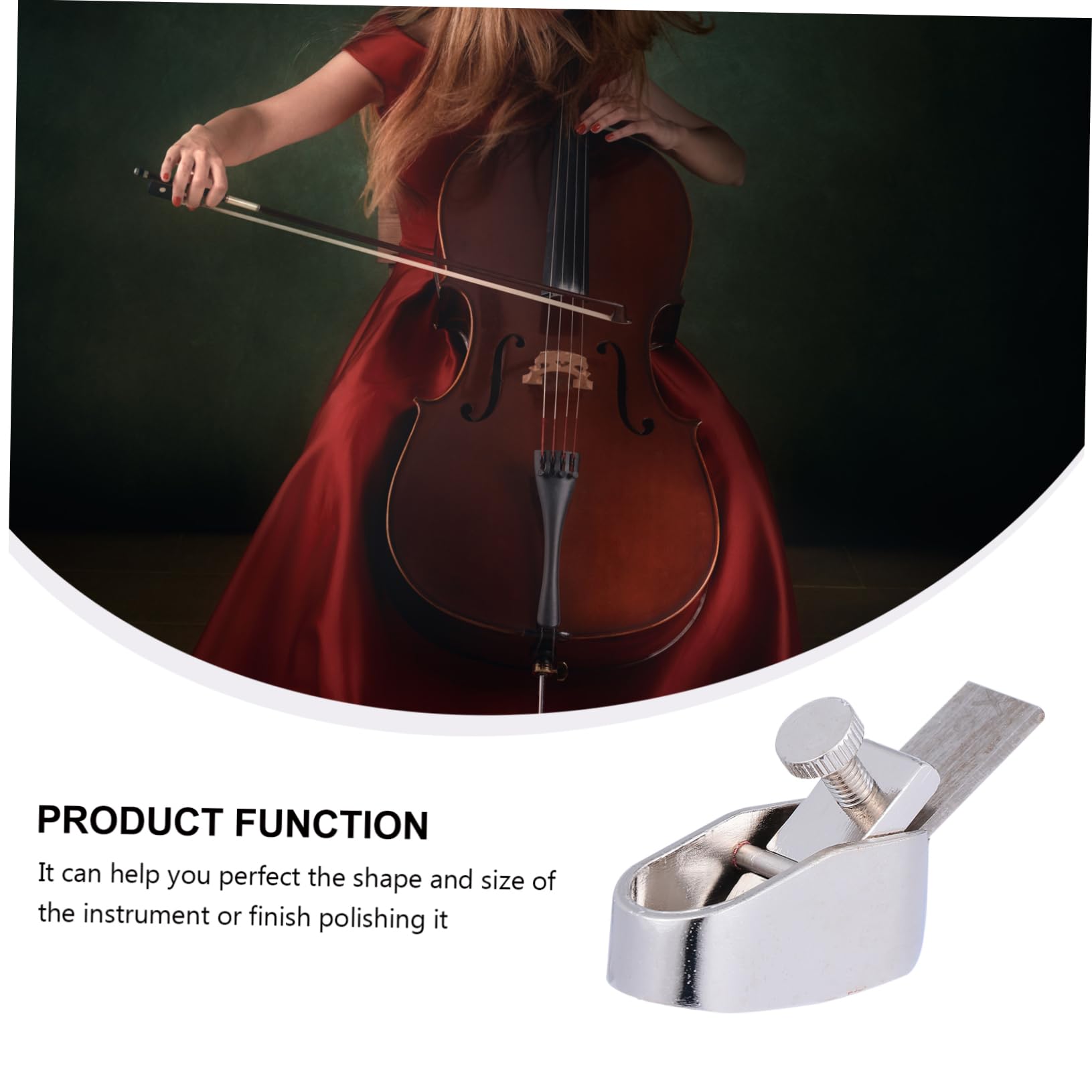 ibasenice 3-teiliges Langlebiges Gitarrenbauer-werkzeug Aus Messing Gebogener Hobel Geschärfter Stahl Für Die Reparatur Von Violine Und Bratsche