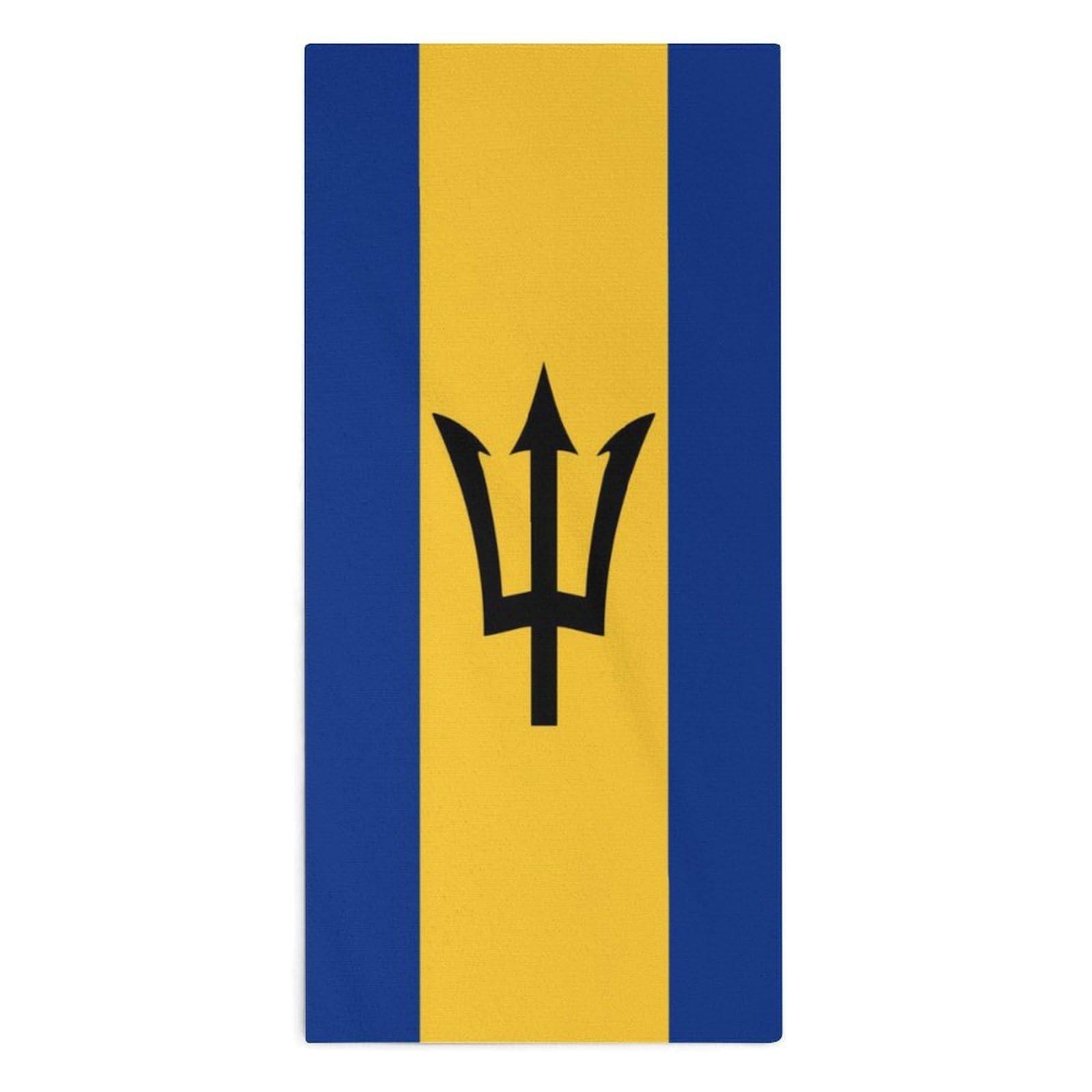 TXFBTRFSA Flag of Barbados Hand Towels for Adult Face Towel Bath Beach Swim Accessories