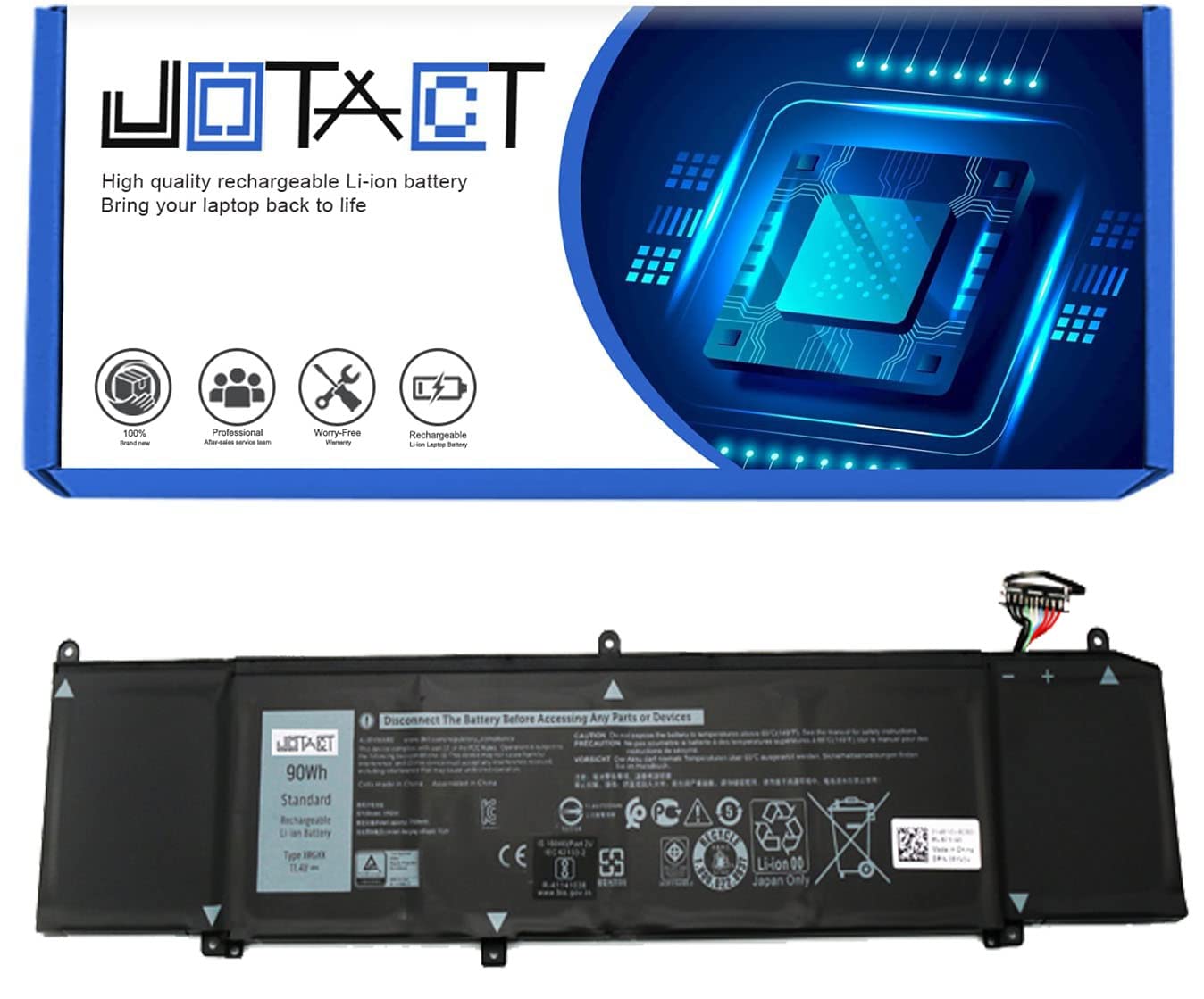 JOTACT XRGXX Laptop Battery Compatible with Dell Alienware 2018 Year Orion M15 P79F M17 R1 P37E G5 5