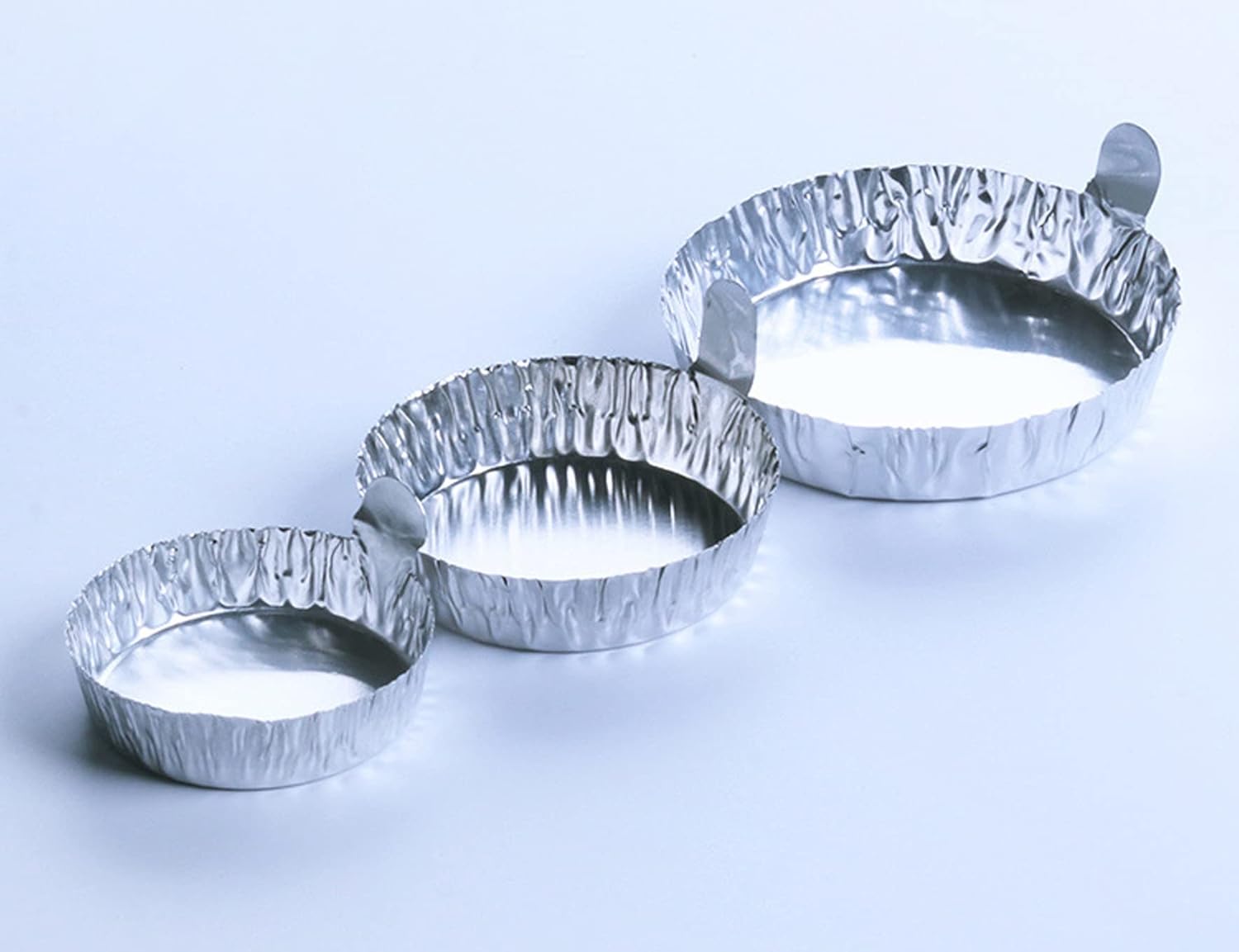 Aluminum Smooth-Walled Weighing Dishes, 30mL, 100PCs (30ml)