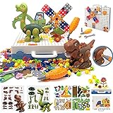 312 Pieces Take Apart Dinosaur Toys DIY Trendy Bits Drill For Kids，STEM Engineering Education...