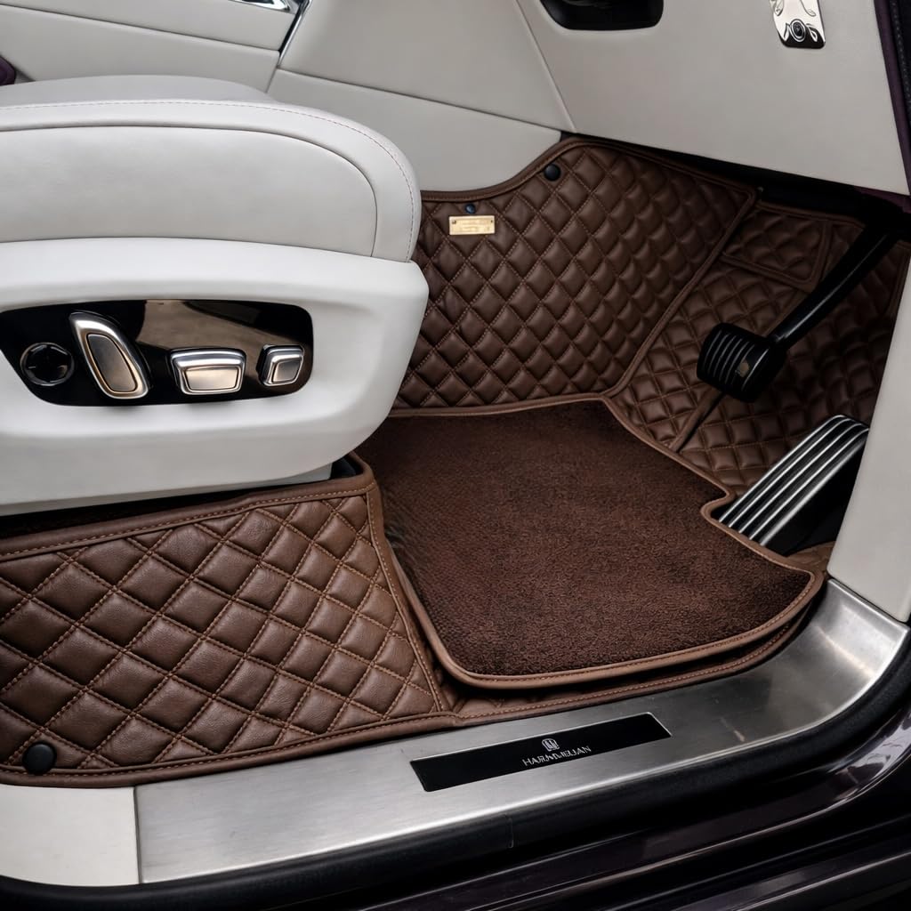 AutoZing® Premium 7D Car Floor Mat for Innova Hycross (2022 to 2026), Luxury