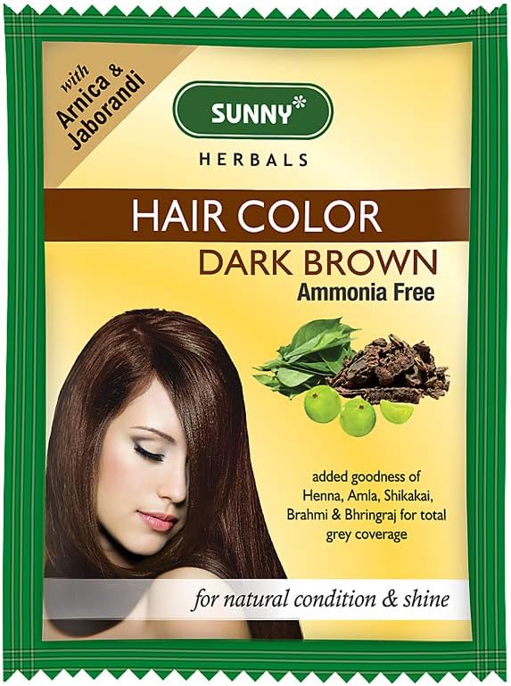 Dark Brown Hair Color - Pack of 4 X (20 g)