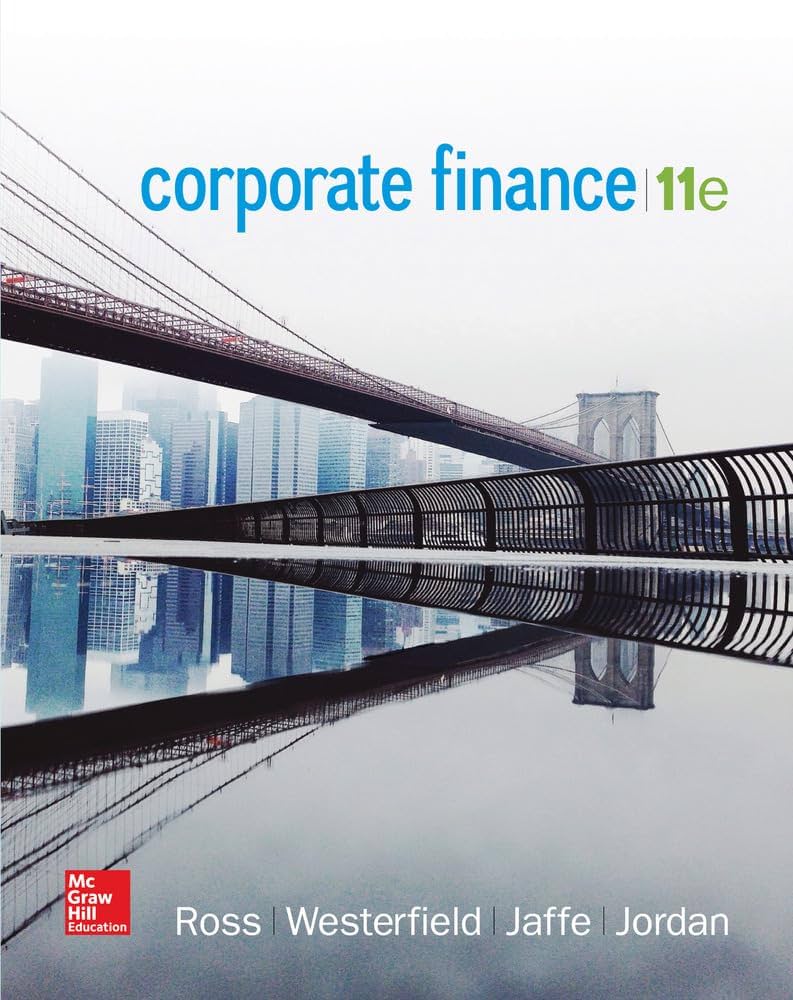 Corporate Finance 第13版 McGraw Hill SOLUTIONS MANUAL for Fundamentals of Corporate Finance 13th
