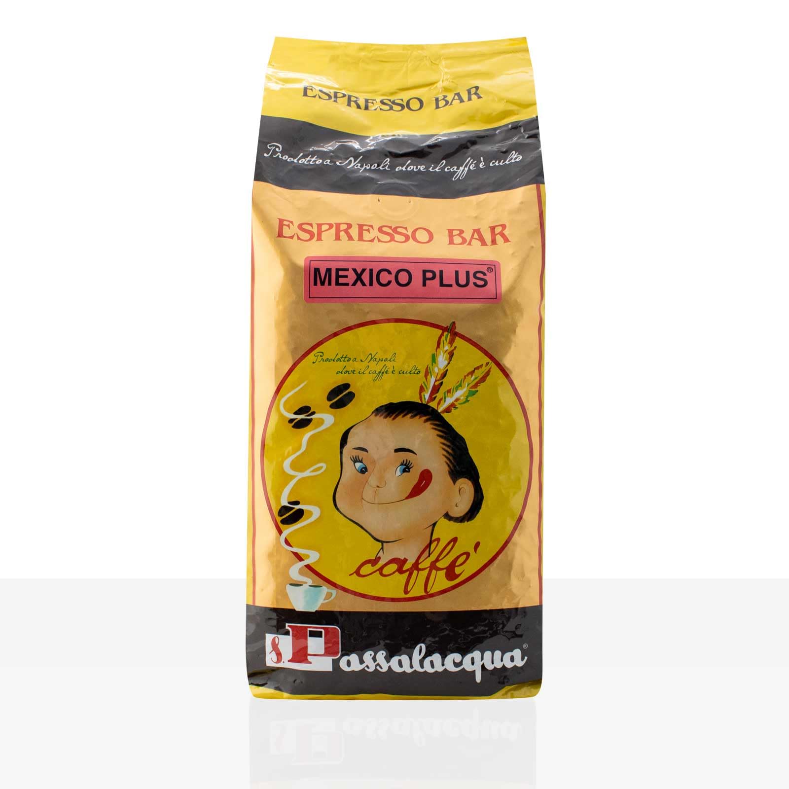 CAFFÈ PASSALACQUA MEXICO PLUS - ESPRESSO BAR - PACCO 1Kg IN GRANI