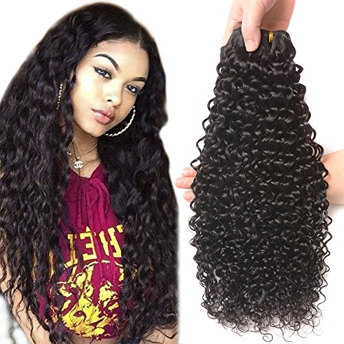 10A Unprocessed Brazilian Virgin Hair Water Wave 1 Bundle (16”,100g) Cheap Wet and Wavy Human Hair Bundles Deal Resaca Hair Natural Wave Weave Extensions 1B