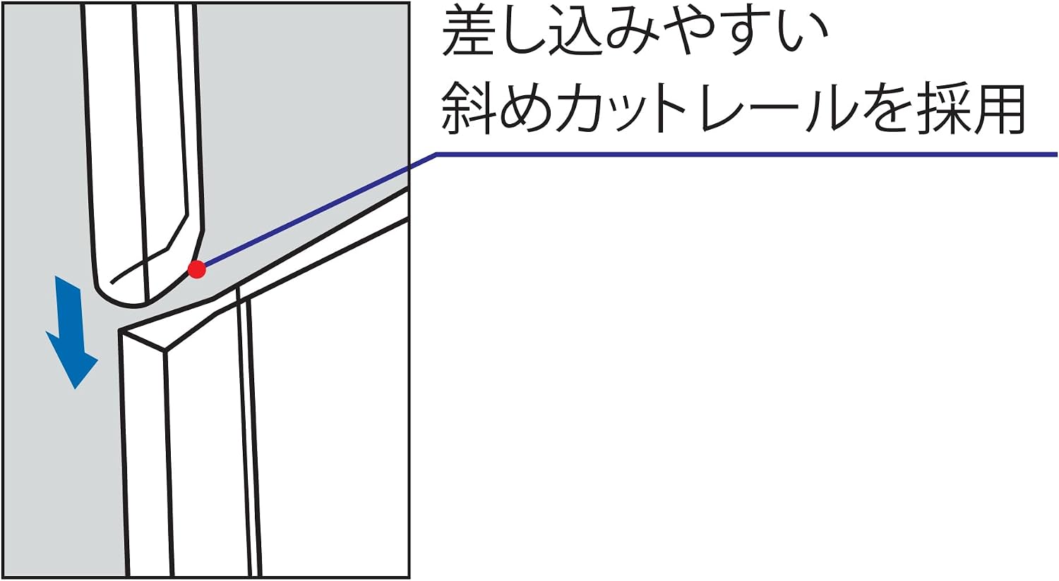 About 20 pieces of white houses A4 landscape (PET) 5 books Kokuyo rail clear holder (japan import)