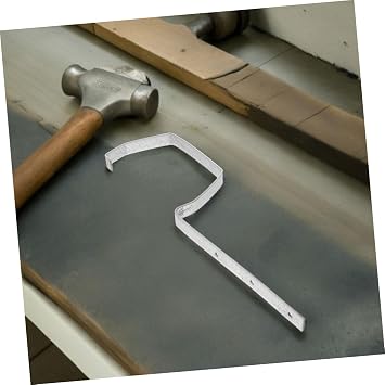Uonlytech 3pcs Heavy Duty Metal Gutter Brackets for Easy Installation Weatherproof Roof Support for Efficient Outdoor Rainwater Drainage