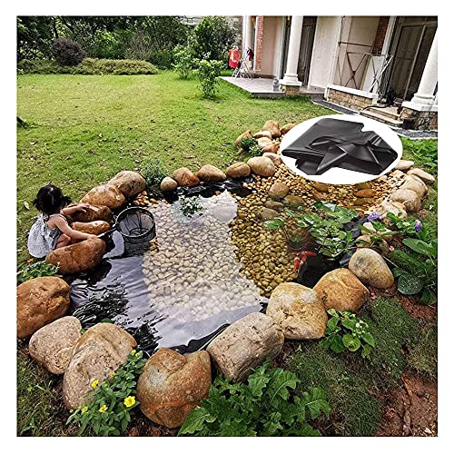 Bâche de bassin noir 9x6m pour petit bassin de jardin et fontaines