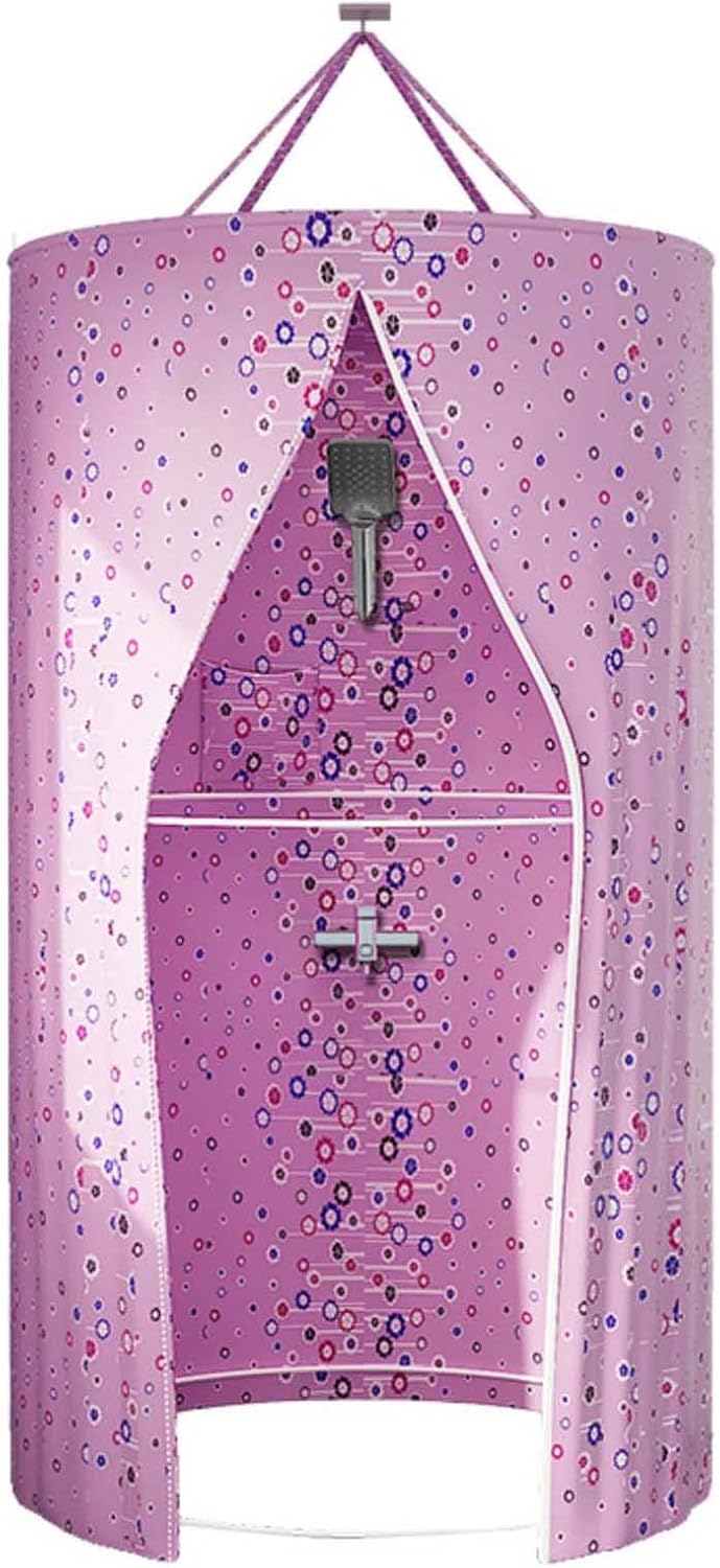 Hang Round Shower Cover, Portable Changing Room for Outdoor