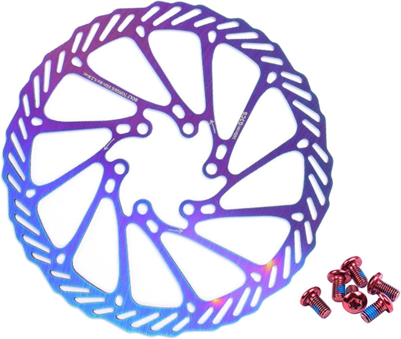 UJEAVETTE MTB BMX Bike Disc Brake Rotor 6-Bolt Bike Mechanical Disc Brake Rotor Parts G3 160mm