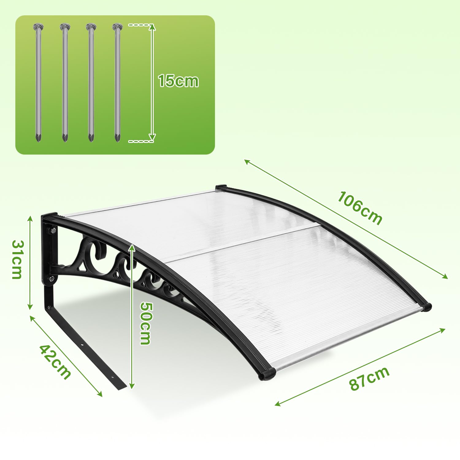 Garage pour robot tondeuse, en plastique polypropylène, abri de pluie protégé contre les UV pour robot tondeuse, protection contre les intempéries, 106 x 87 x 50 cm, blanc