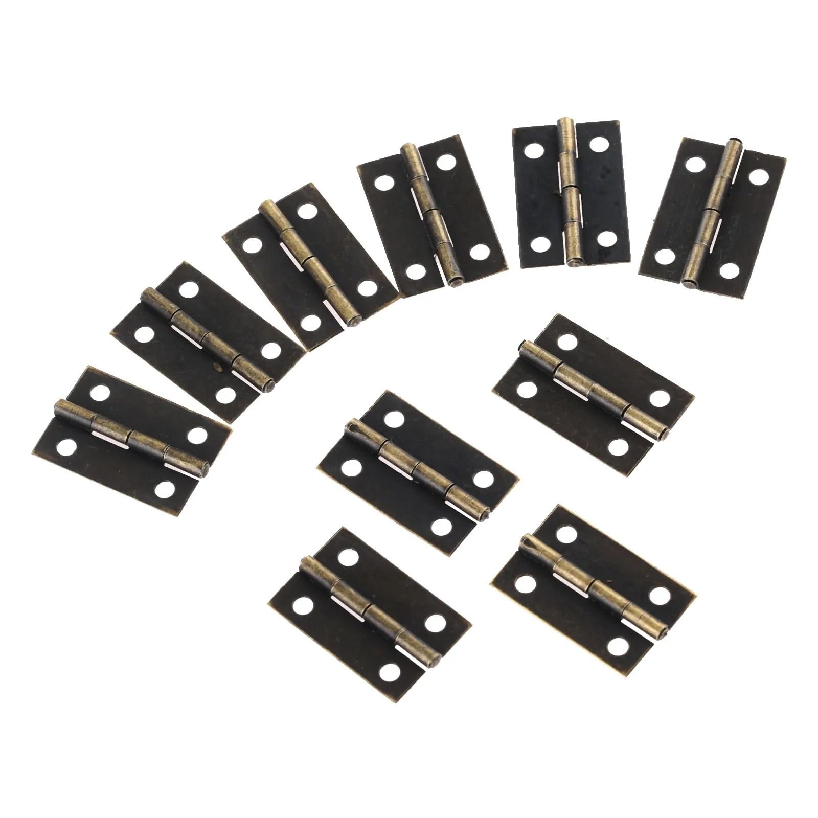 Charnière de meuble 24x16mm pour boîte à bijoux et petit placard, lot de 50 pièces décoratives
