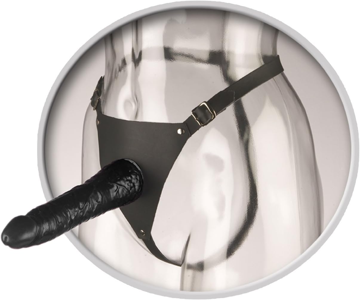 Fetish Fantasy Leather Strap Dildo