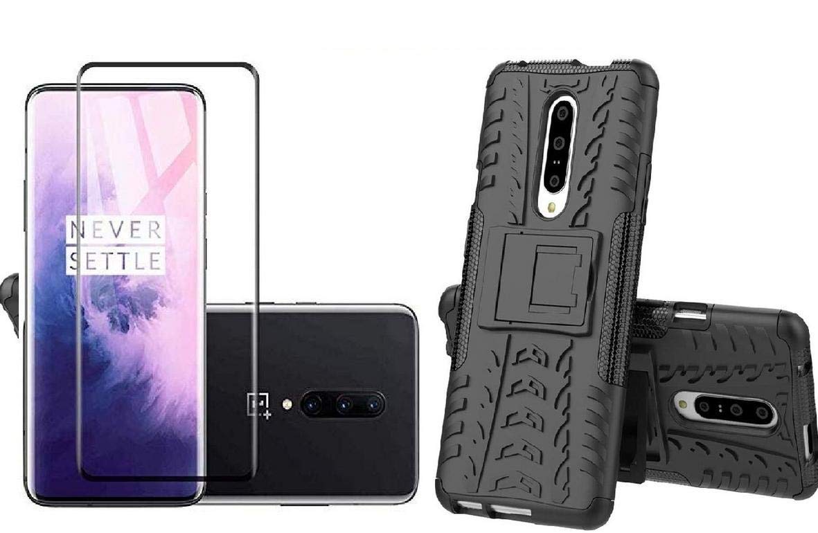 Elica Combo (Dazzle Back Cover + 3D Tempered Glass for OnePlus 7 Pro 5G