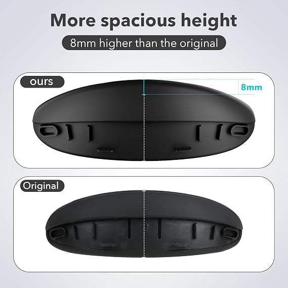 Forehead Cushion Pad for Meta Quest Pro Accessories Relieve Forehead Pressure with 2 Pieces Alternative Foam Pad Custom Design
