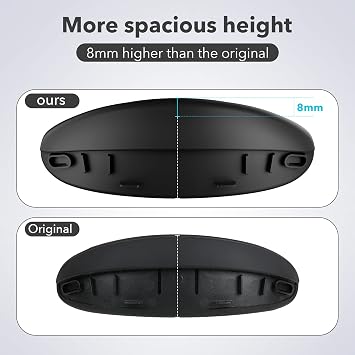 Forehead Cushion Pad for Meta Quest Pro Accessories Relieve Forehead Pressure with 2 Pieces Alternative Foam Pad Custom Design