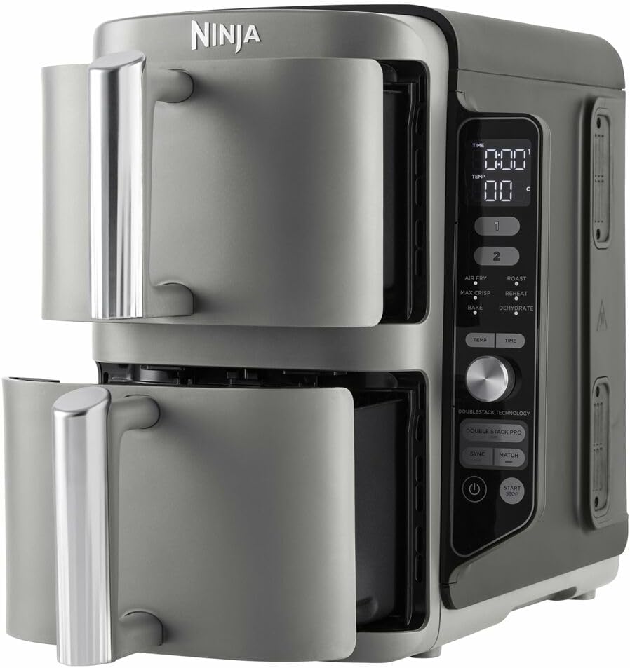 Ninja Double Stack XL Friteuse sans huile, Air Fryer vertical SL400EU