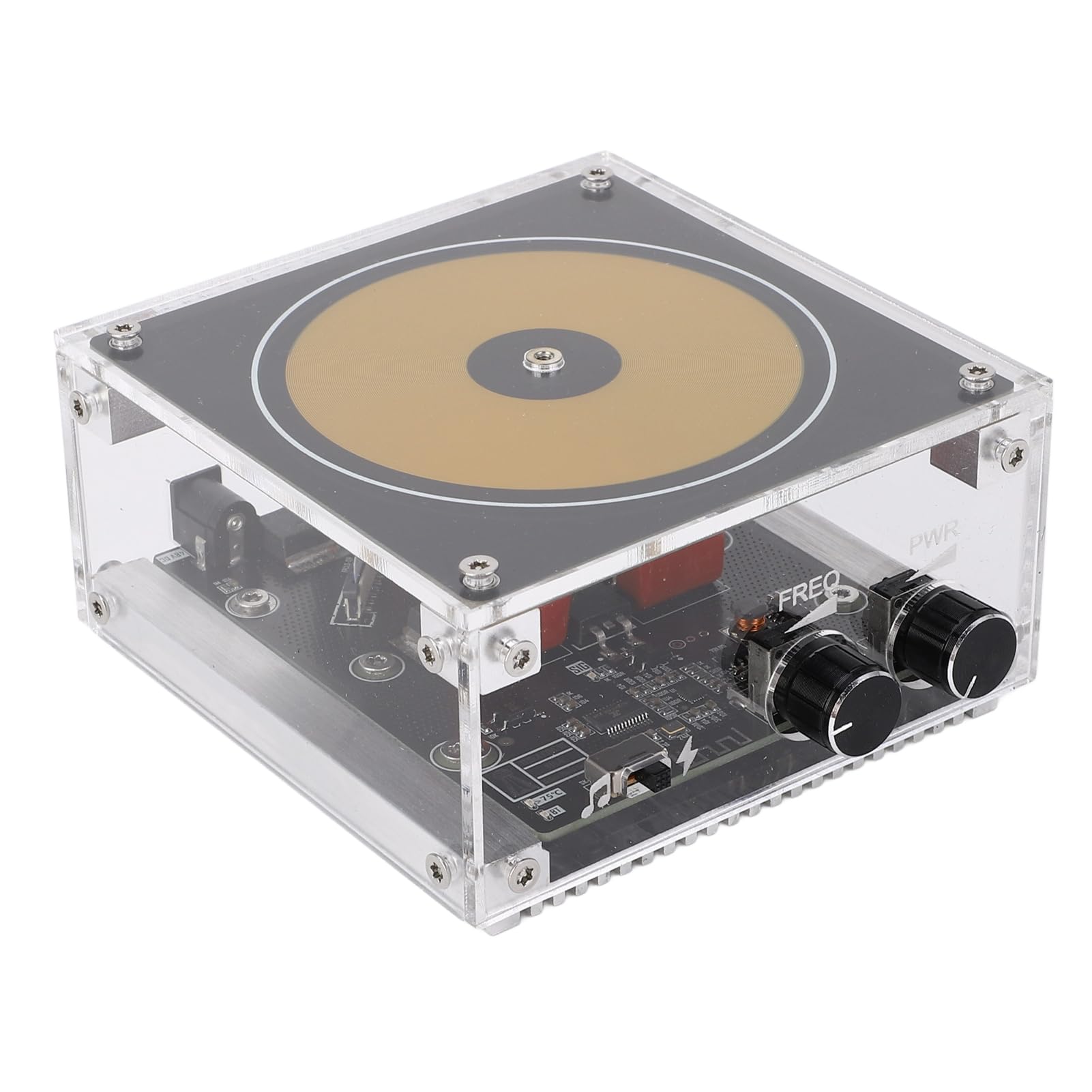 Muzyka Cewka Tesli Dotykowa Sztuczna Błyskawica łuk Muzyczny Cewka Muzyczna Zabawka na Biurko AC100~240 V, łączność Bluetooth