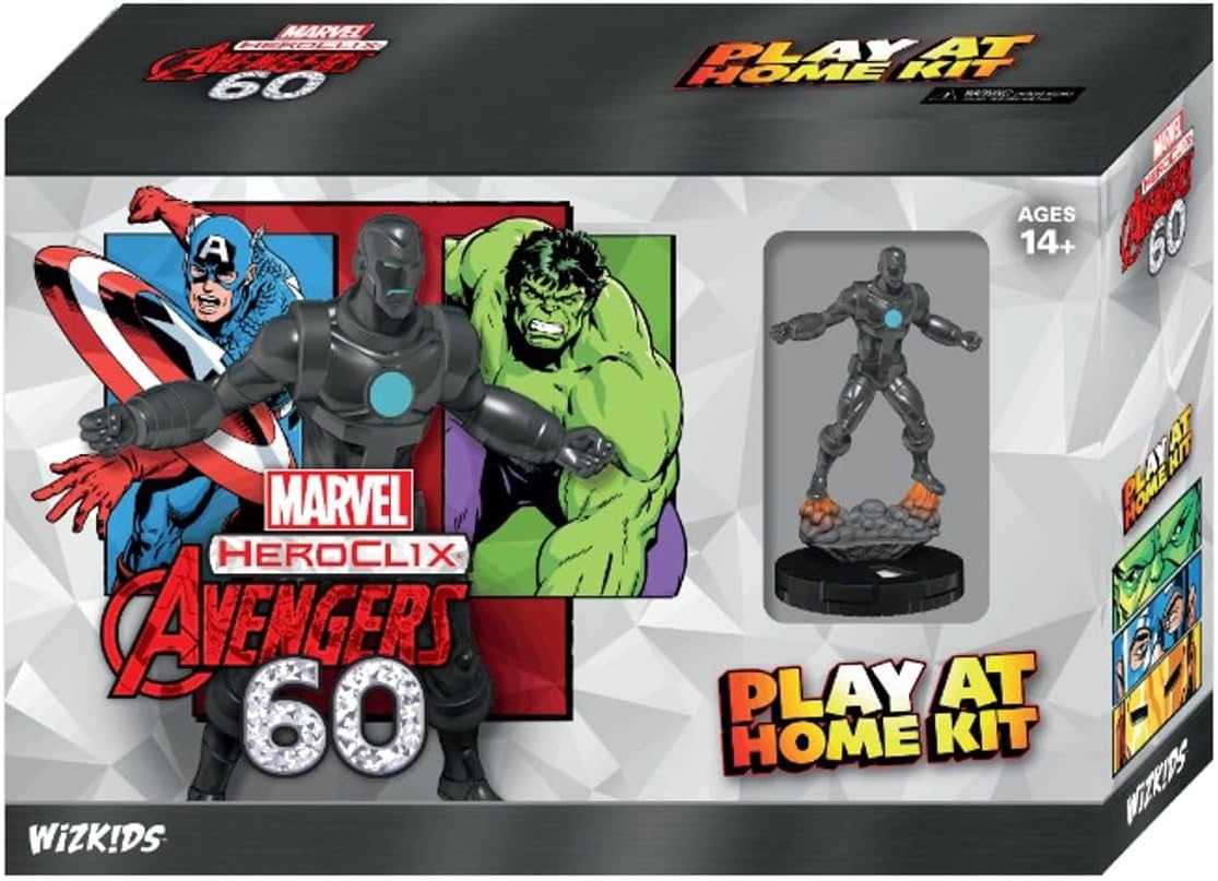 WizKids Marvel HeroClix: Avengers 60th Anniversary Play at Home Kit Iron Man