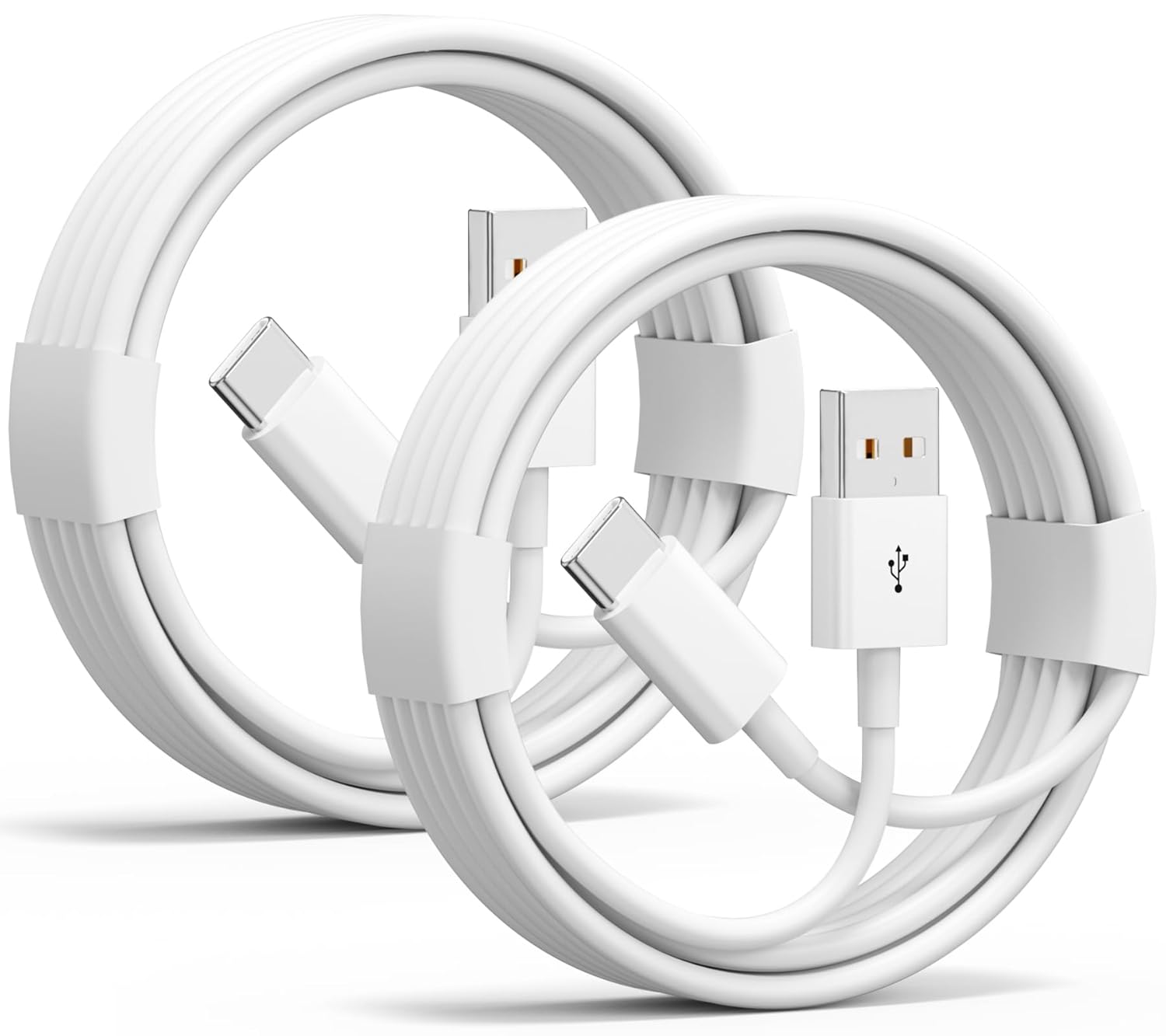 “2-Pack CarPlay Cable for iPhone 17/16/15 Pro Max & Plus – 3FT USB A to USB C Charging Cable