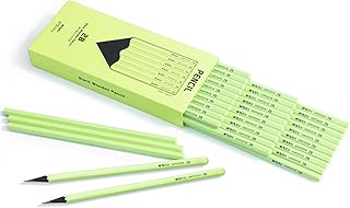 M&G Wood-Cased 2B Pencils, 30 Count Green Barrel Black Wood, Hexagonal Bulk Pencils for School or Office, Unsharpened, No Eraser, Anti-Bite Tip, for Writing, Drawing,Sketching
