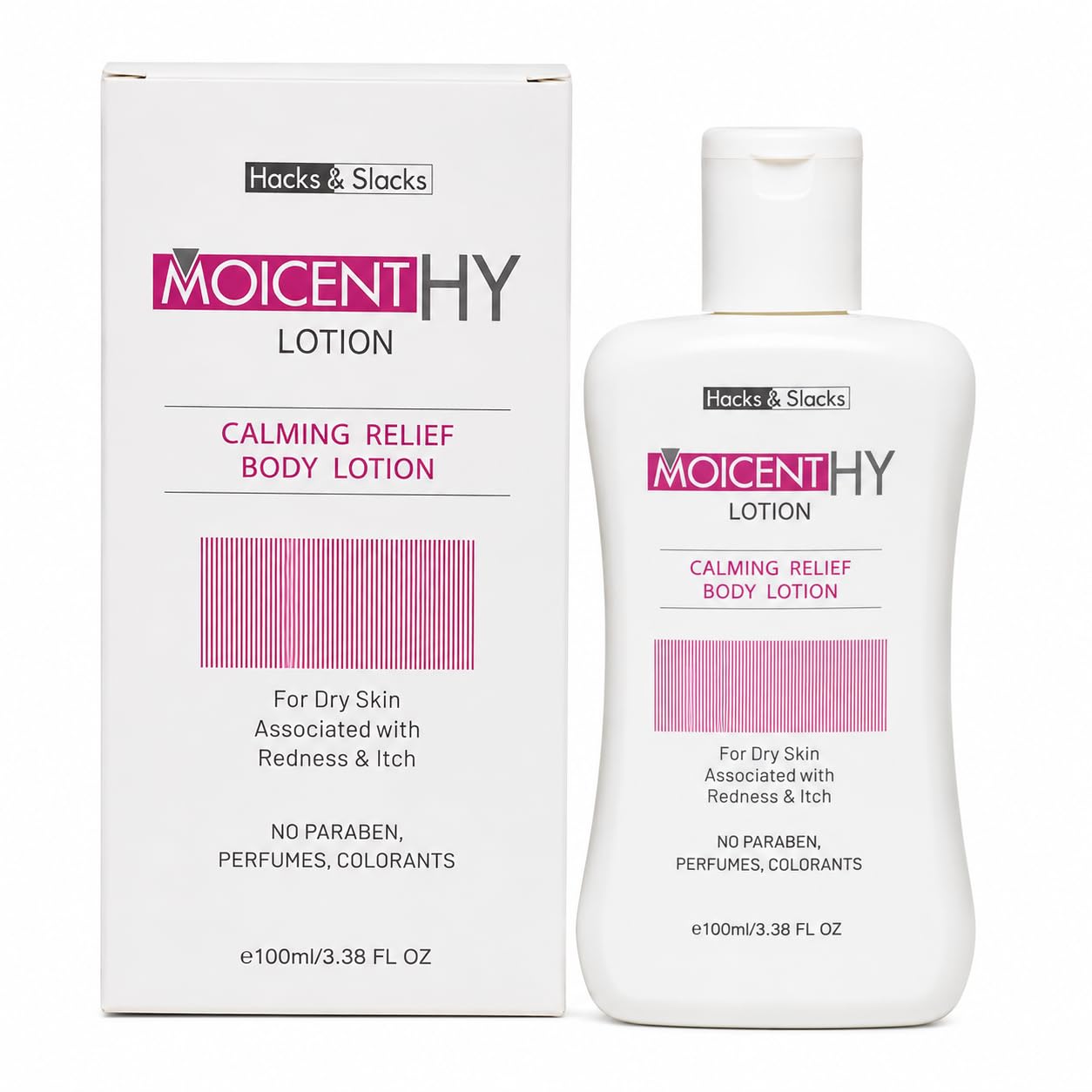 Moicent HY Calming Relief Body Lotion 100ml | Hypoallergenic Moisturizer for Dry & Sensitive Skin | Helps Relieve Redness & Itching | Long Lasting Hydration | No Paraben, No Perfume, No Colorants-picture-23