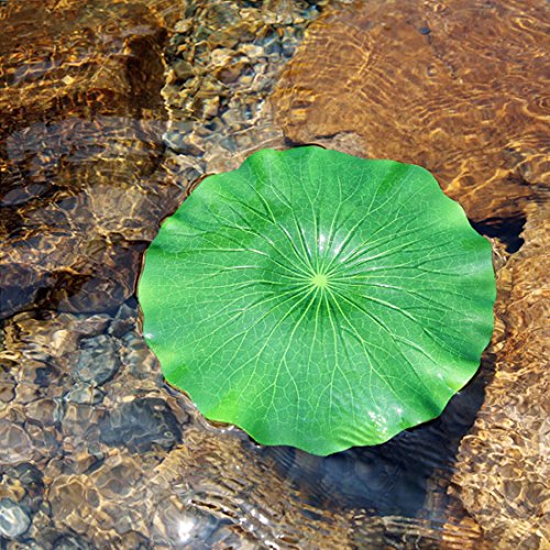 image for Superdream Artificial Realistic Lily Pads Floating Scenery Lotus Pods 