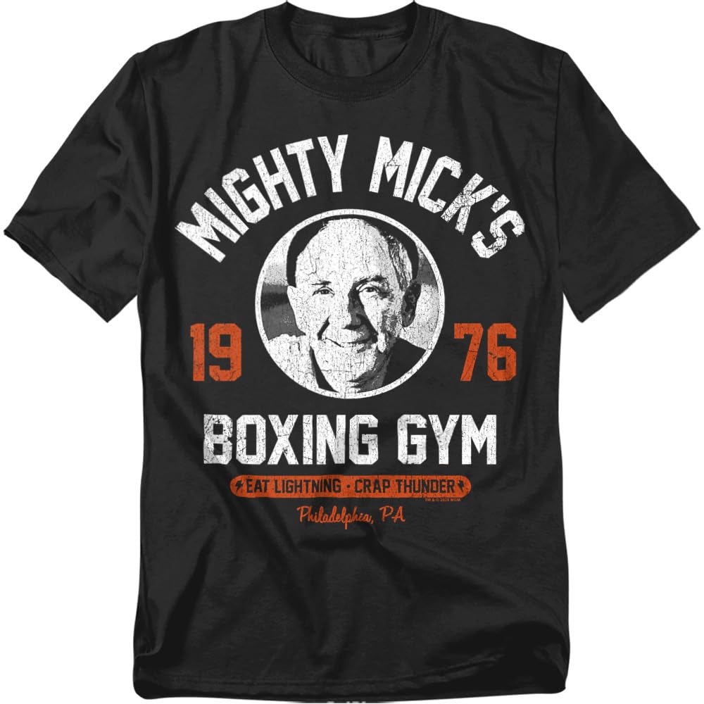 Amazon.com: Popfunk Rocky Mighty Mick's Boxing Gym T-Shirt (Small