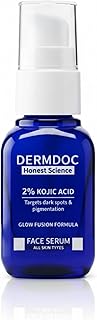 DERMDOC 2% Kojic Acid Face Serum, 20ml | Dark Spots & Pigmentation Control | Brightening, Even-Tone Formula with Niacinami... Price In India