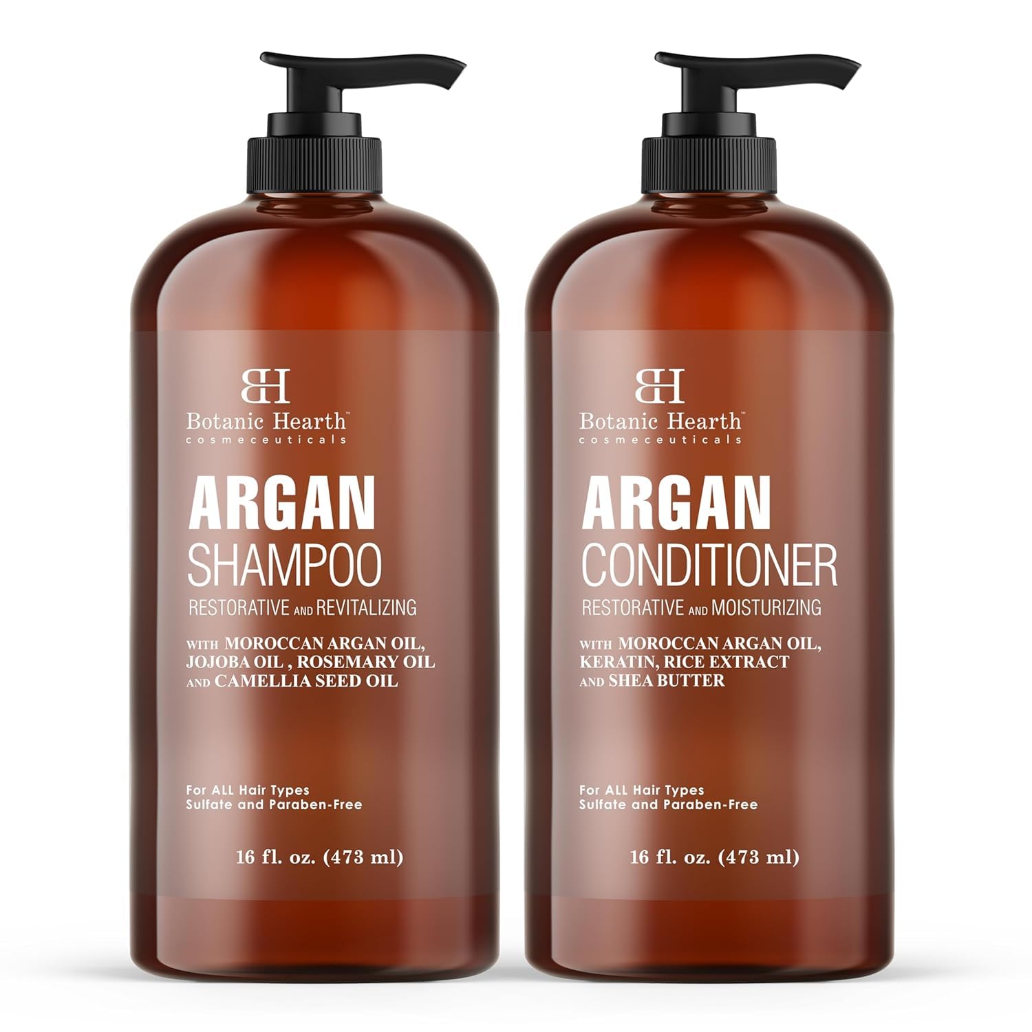 Amazon.com: Botanic Hearth Argan Oil Shampoo And Conditioner Set