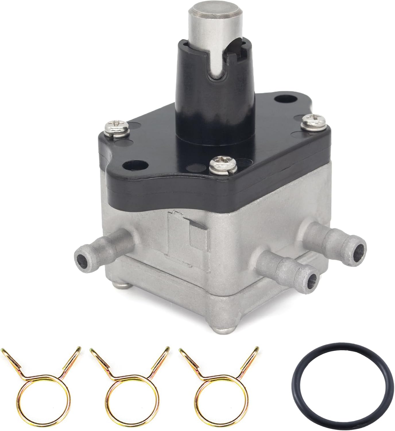 16700ZV5003 Fuel Pump with Clips and O-Ring for Honda Marine 25-90 HP Outboard Boat Motors replaces 16700-ZV5-003 16700-ZW1-004